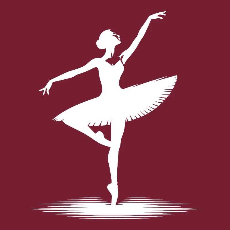 Conception de danse esthétique avec pose classique