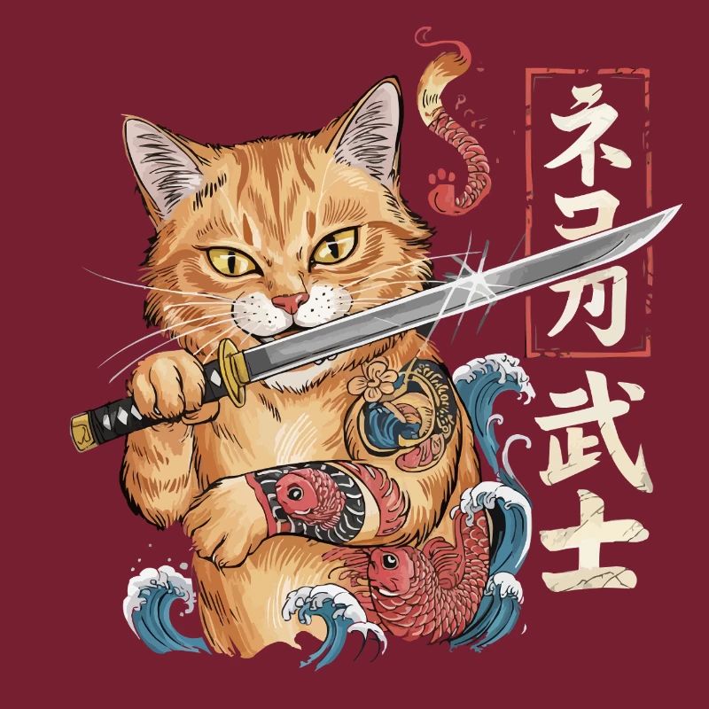 Samurai-Katze