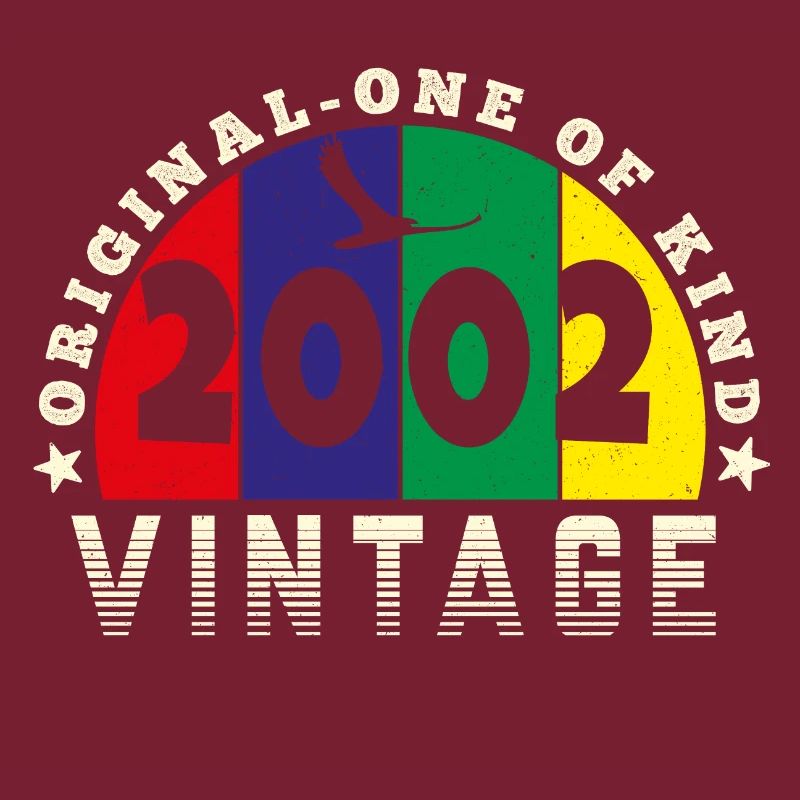 Vintage 2002 Retro - Bursdag
