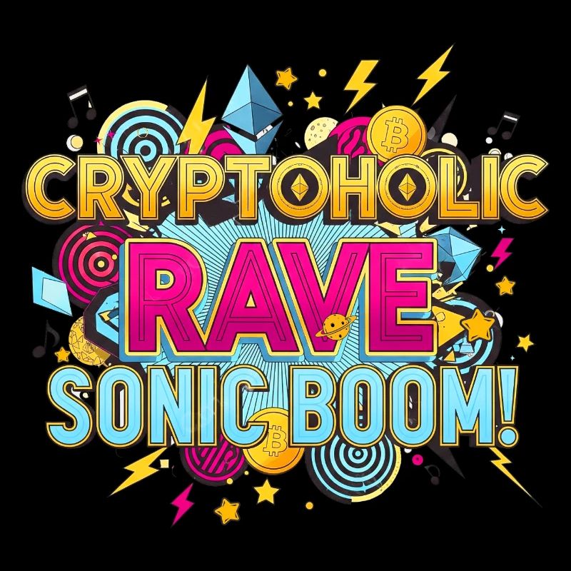 Crypto Trader Techno Art