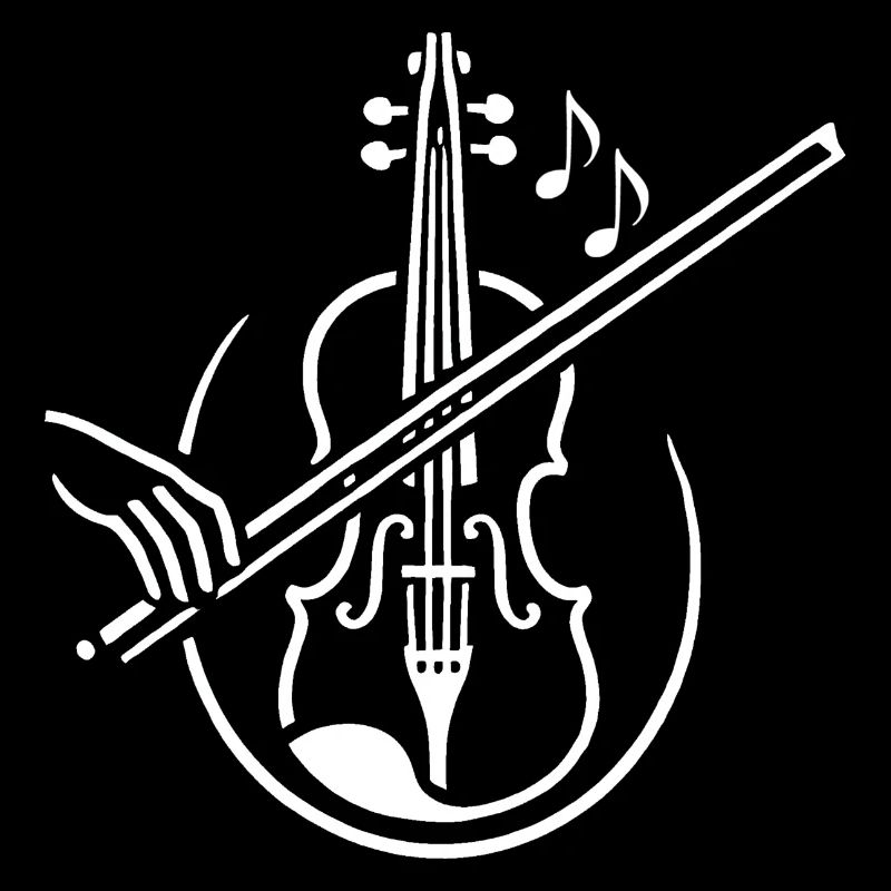 Violin with bow