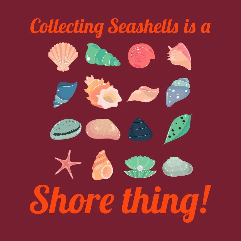 Seashells Collector Beachcomber Sea Shell Ocean