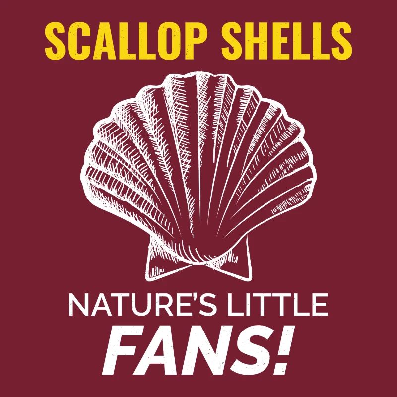 Scallop Seashells Collector Beachcomber Shellfish