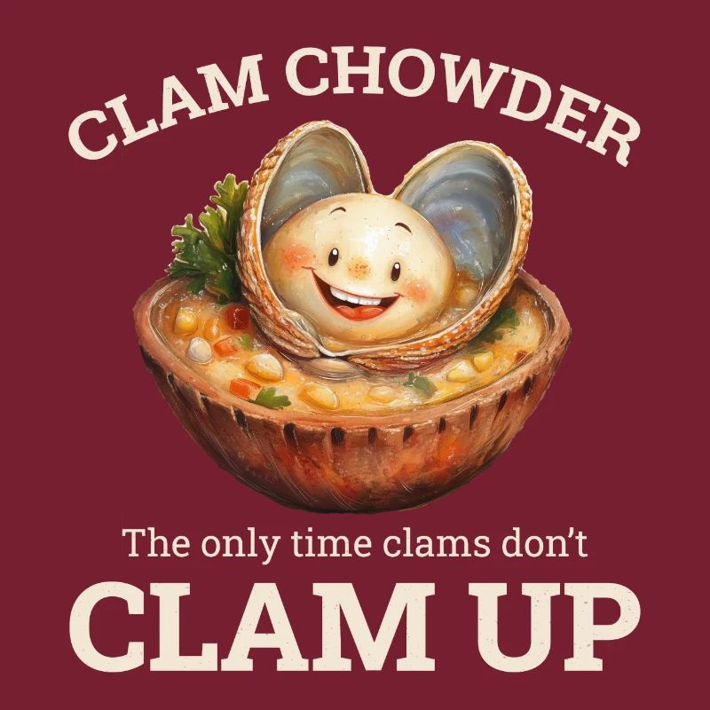 Clam Chowder Shellfish Hilarious Seafood Soup