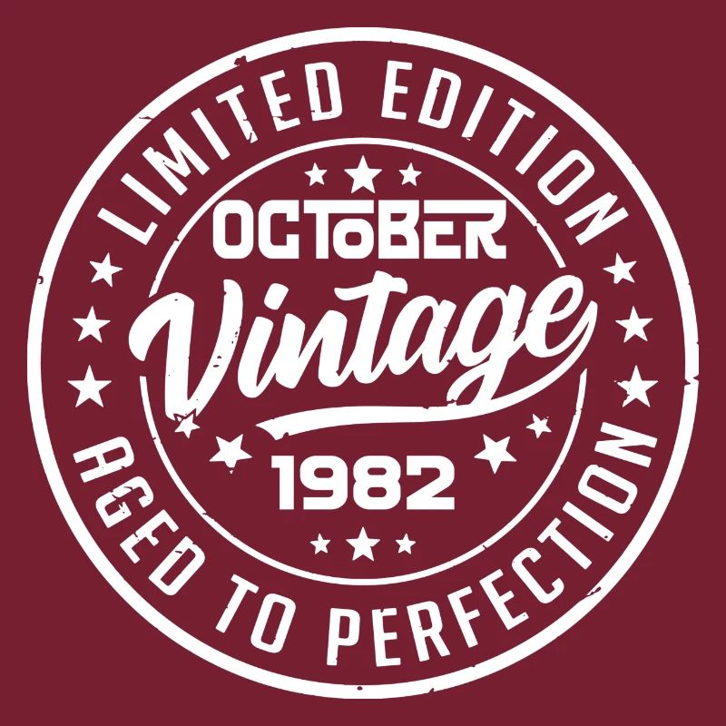 1982 Retro 1982 Octobre Anniversaire Octobre 1982