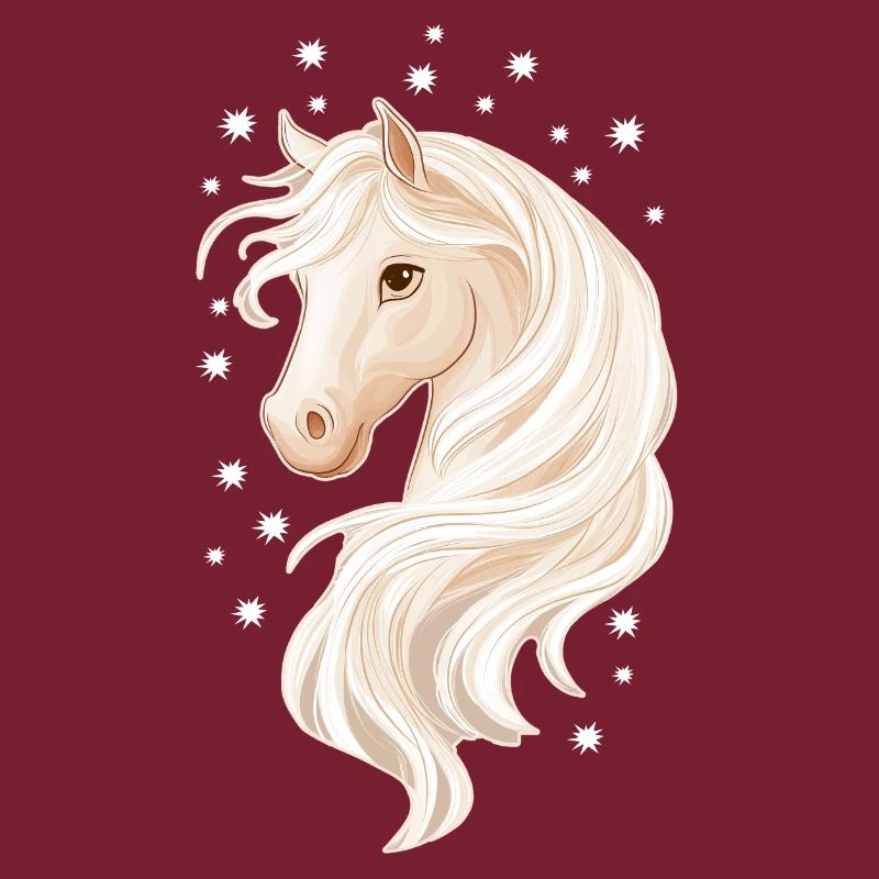 Cheval avec des étoiles