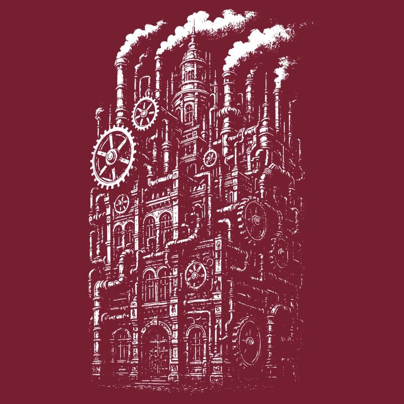 Industrial Brutalist building Gearwork