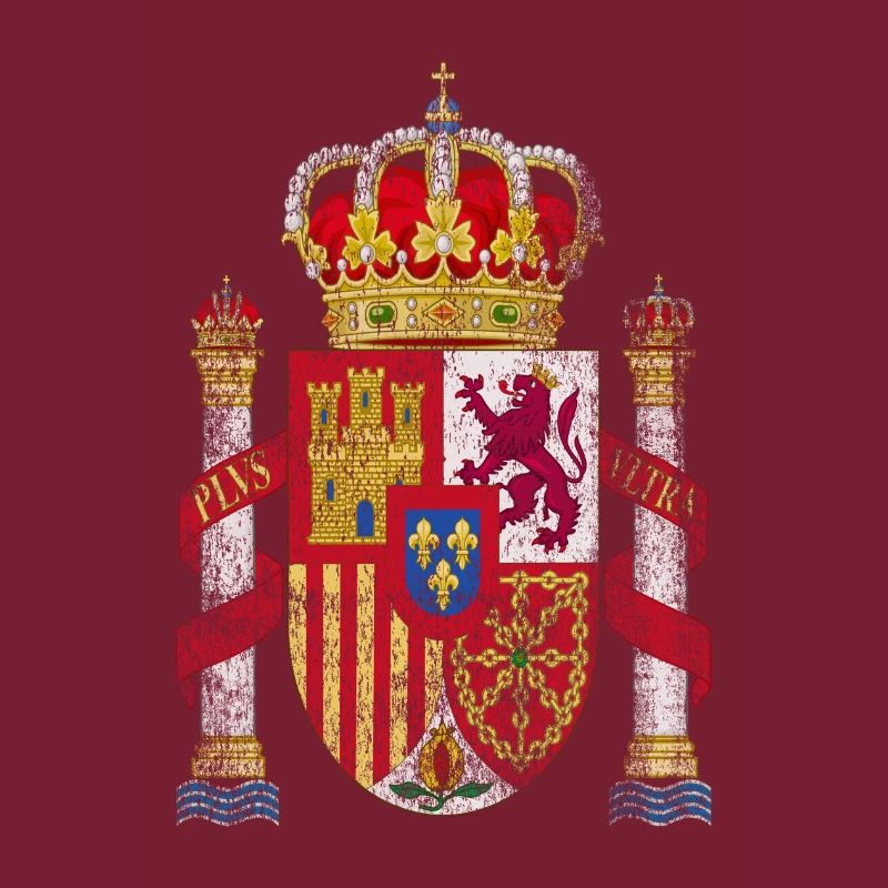 Spanisch-Wappen Spanien Symbol