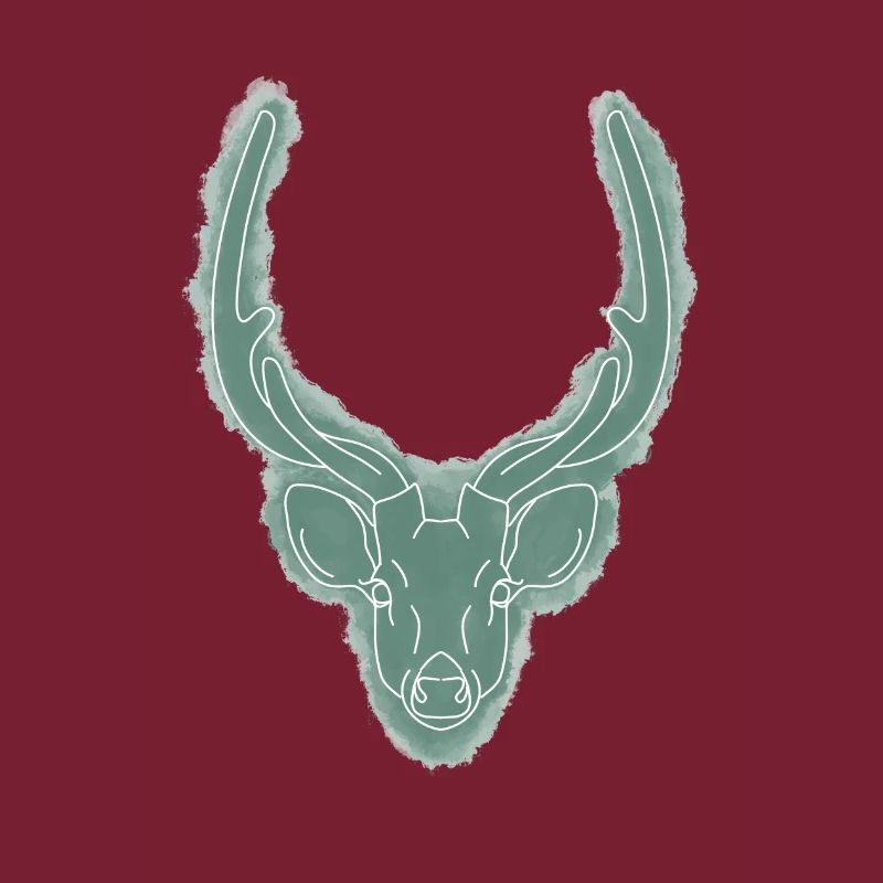 Hirschkopf / Geweih / Jagdtrophäe / Hirsch / Wild