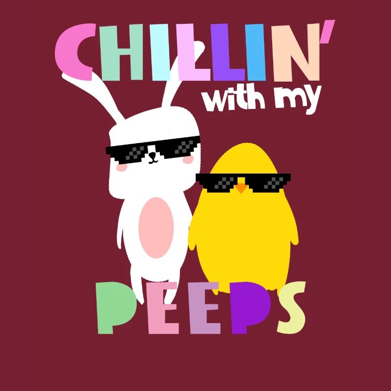 Chillin avec mes coups d'oeil - shirt de Pâques