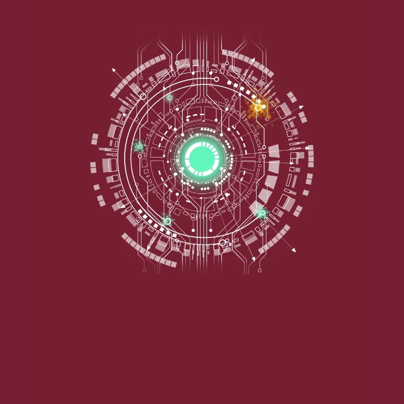 nerd CPU core computer code pc board spaceship