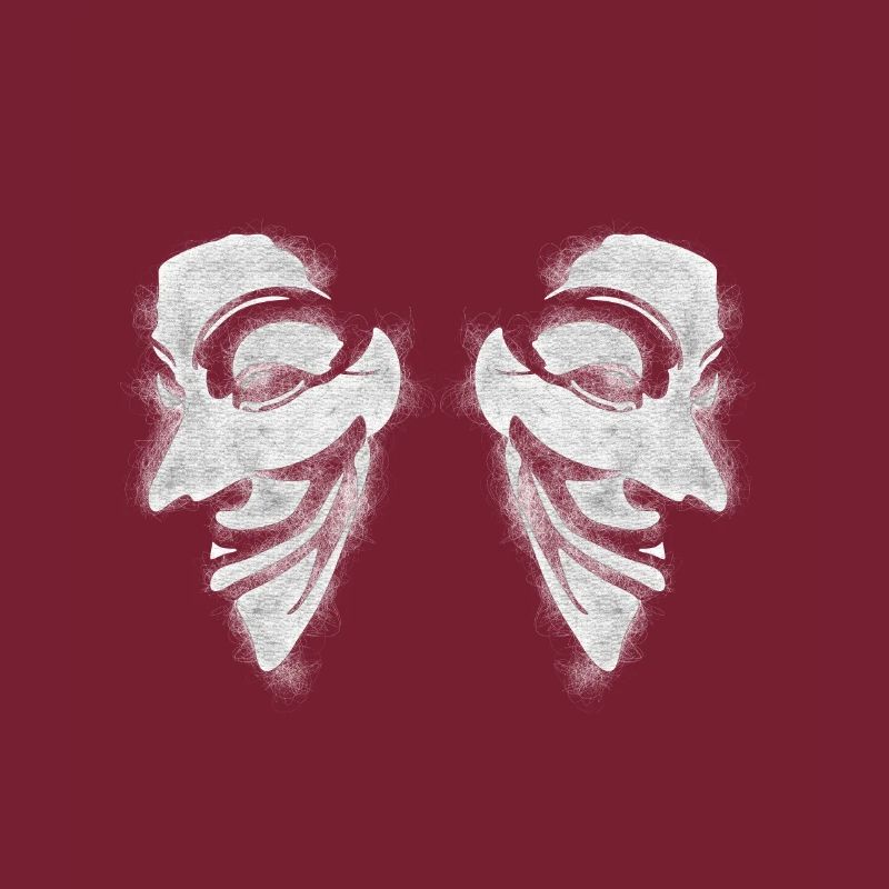 Anonymous v wie vendetta Double Head
