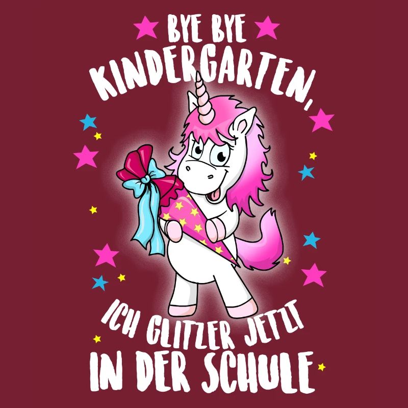 Training Unicorn class Schultüte glitter