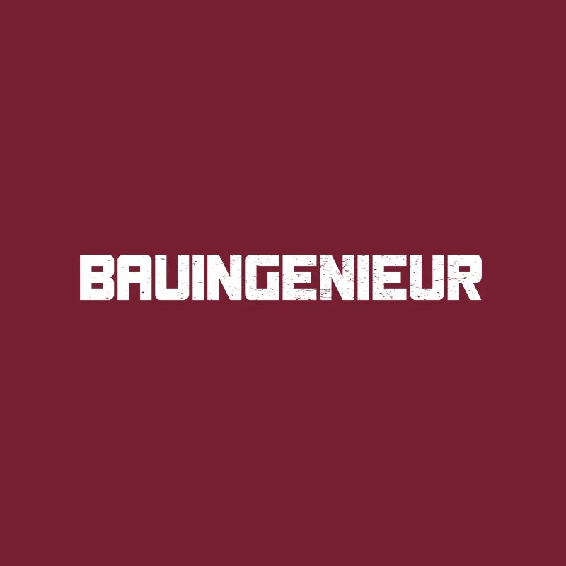 Baungengeur Industrie Blockschrift