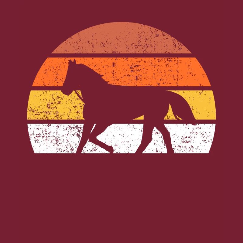 Pferd Retro
