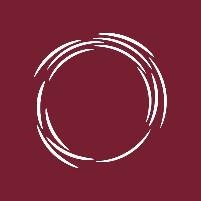 Circle design icon white line lines