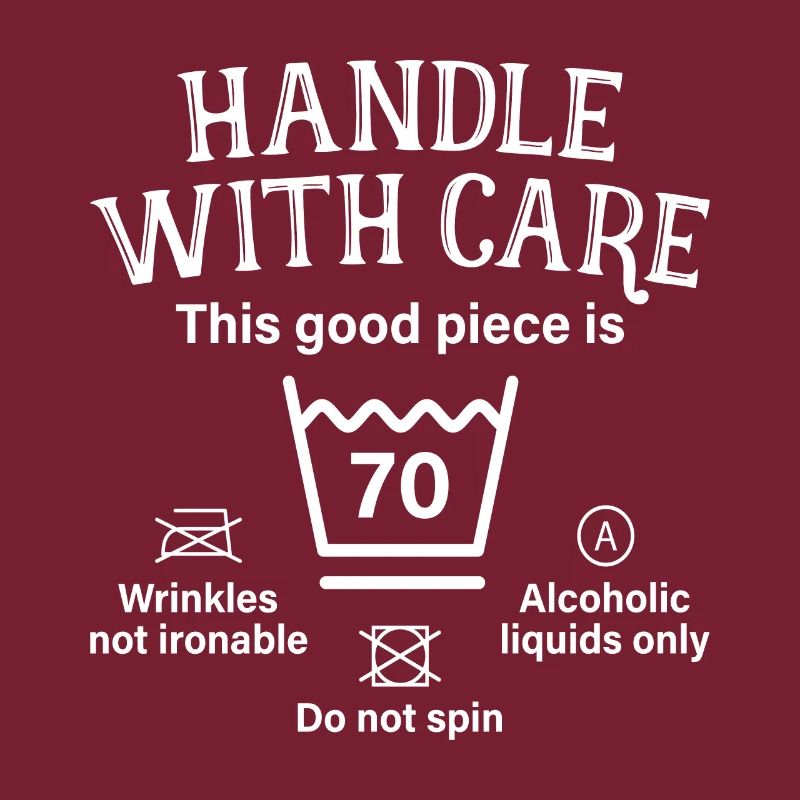 Handle With Care Siebzig Geschenk 70. Geburtstag