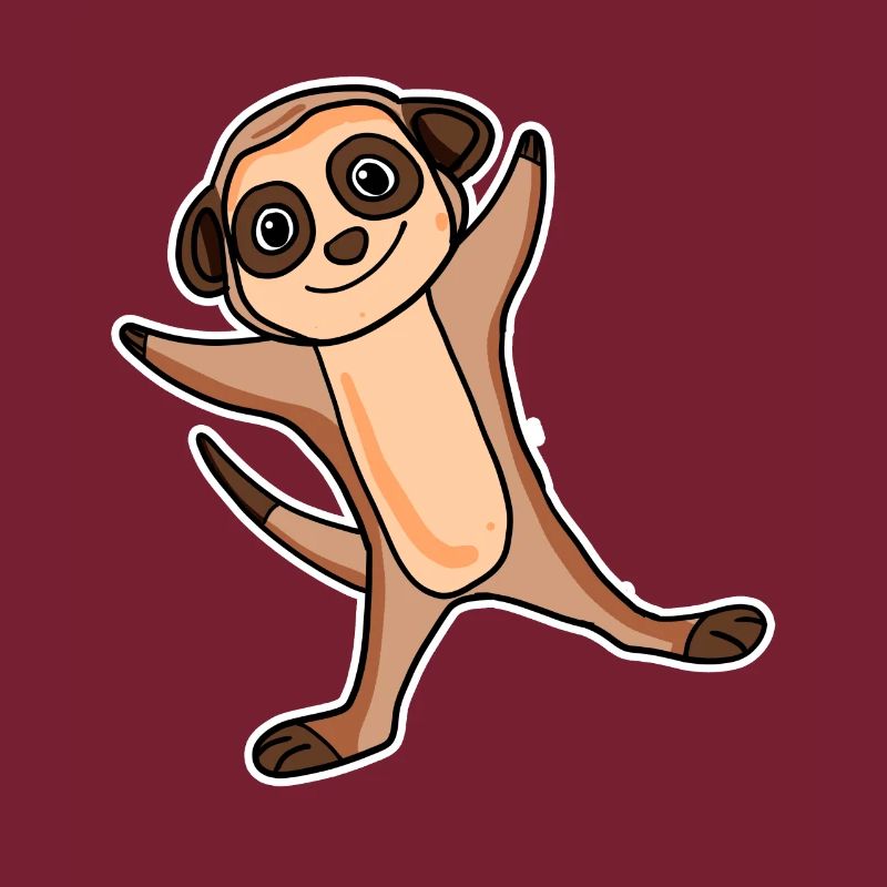 Erdmännchen Sticker