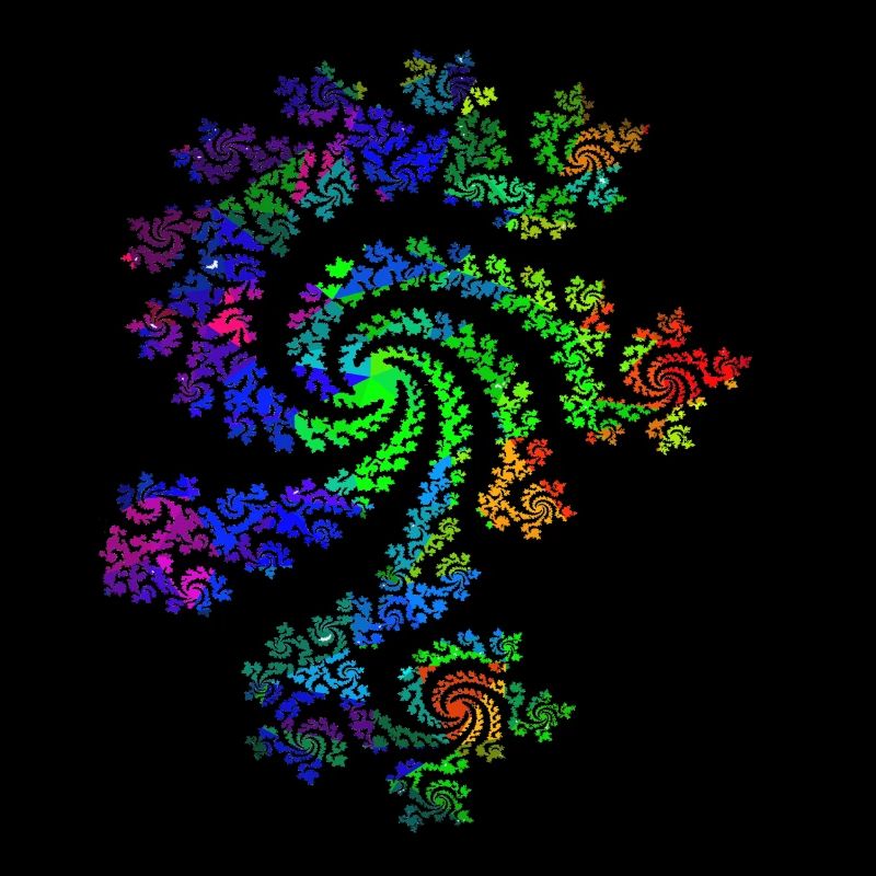Fraktal Farbenfroh