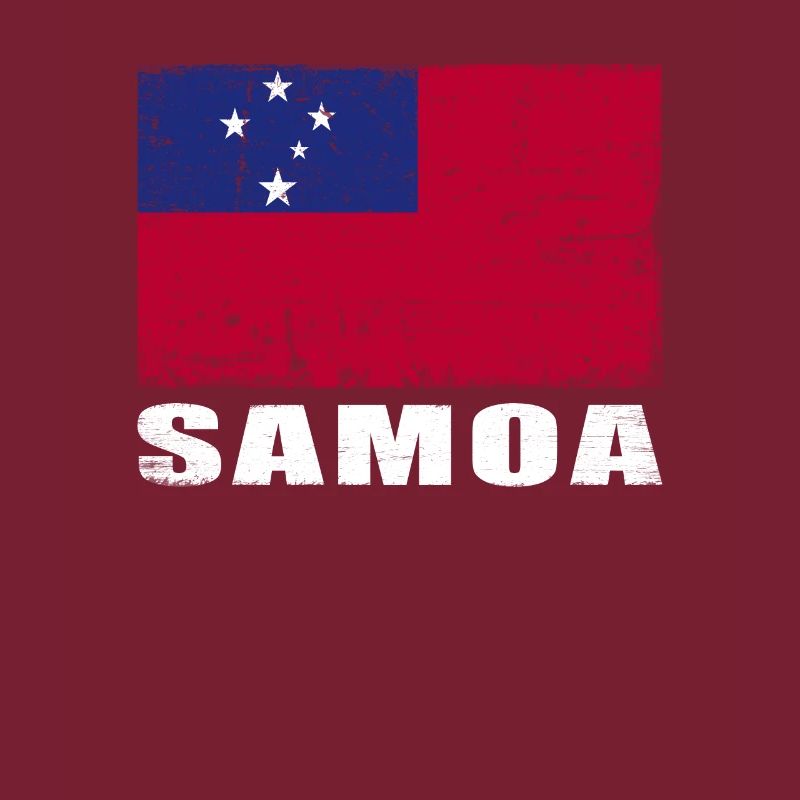 Samoa Flag Grunge Samoa Flag