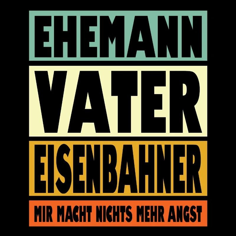 Eisenbahner Vater Ehemann Held
