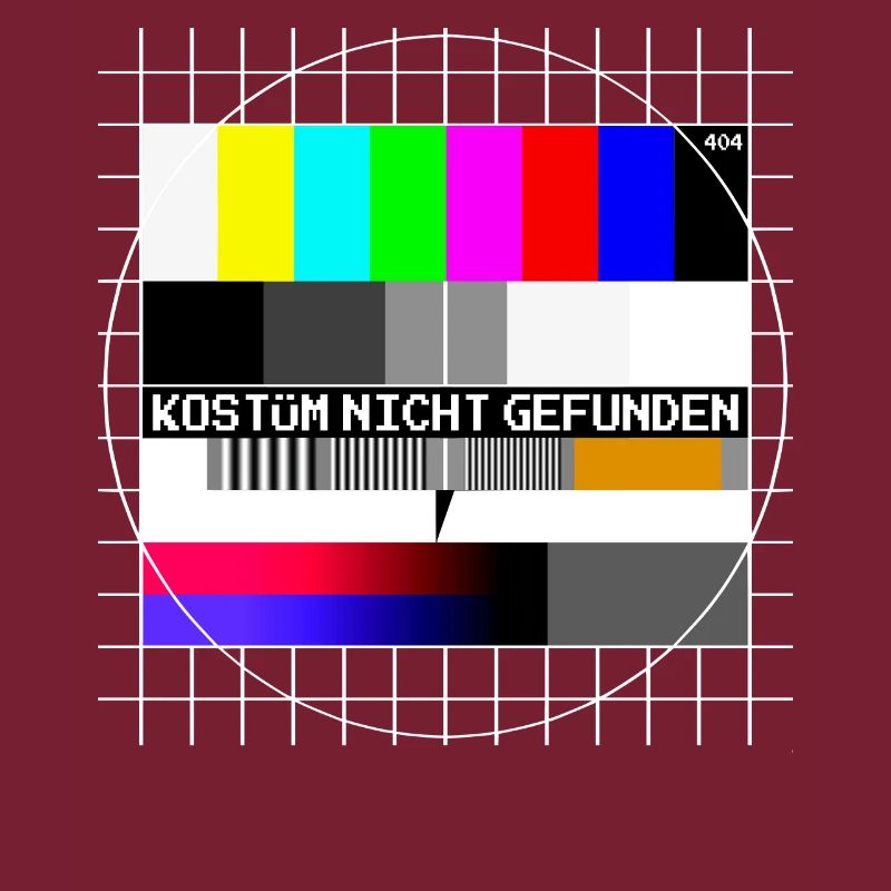 Testbild Error 404 Kostüm Nicht Gefunden Karneval