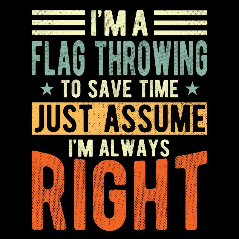Throwing the flag