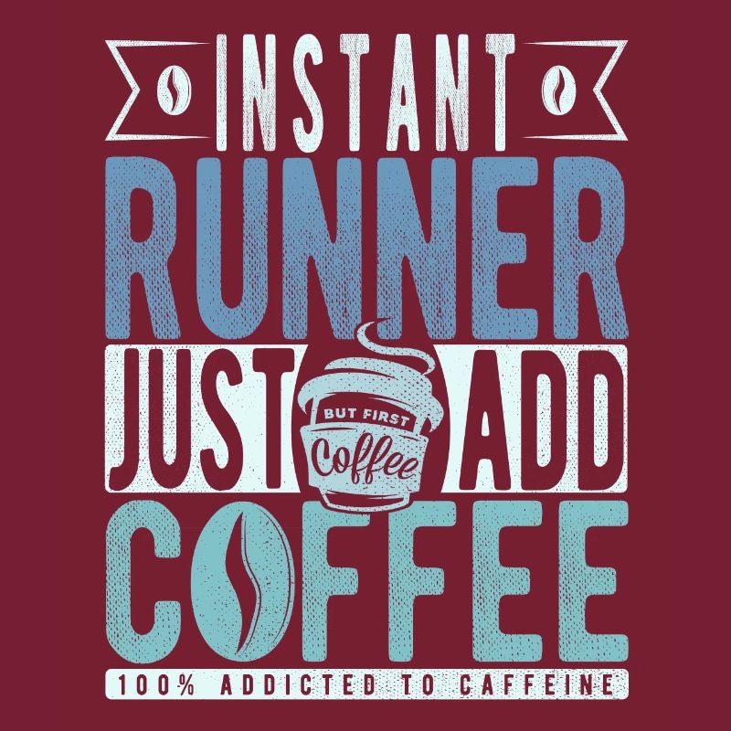 Läufer Kaffee Spruch