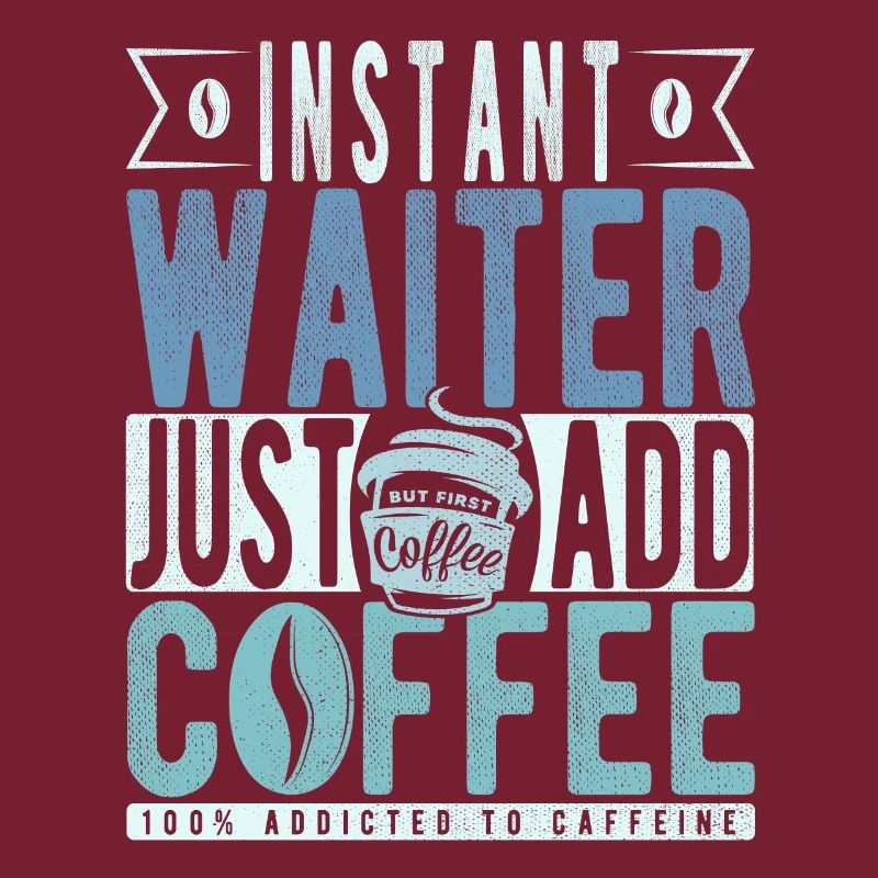 Kellner Kaffee Spruch