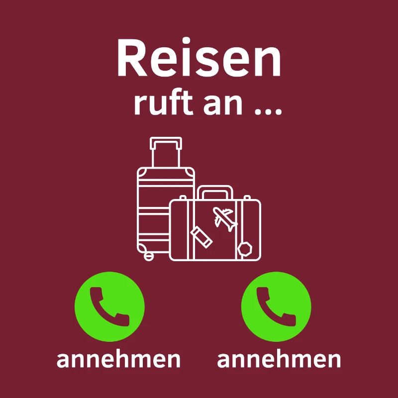 Reisen ruft an - annehmen oder annehmen?