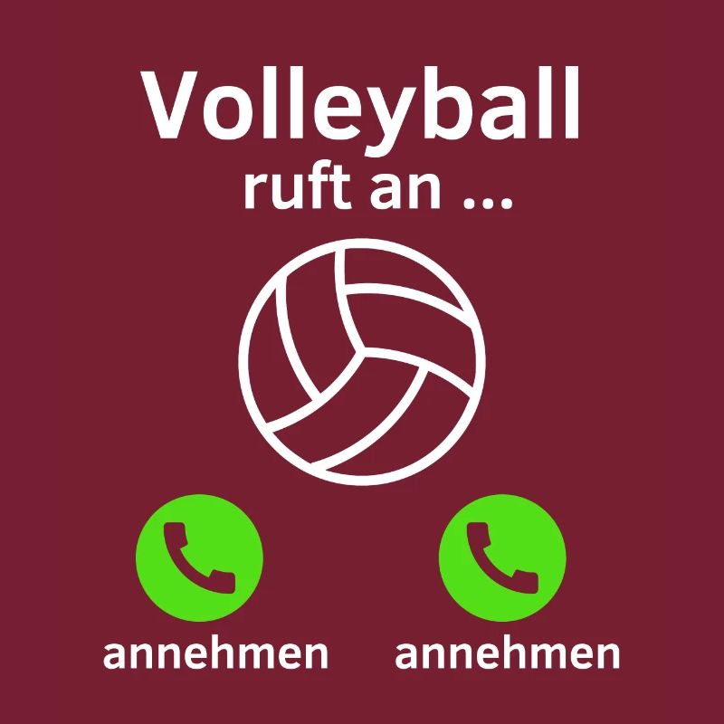 Volleyball ruft an - annehmen oder annehmen?