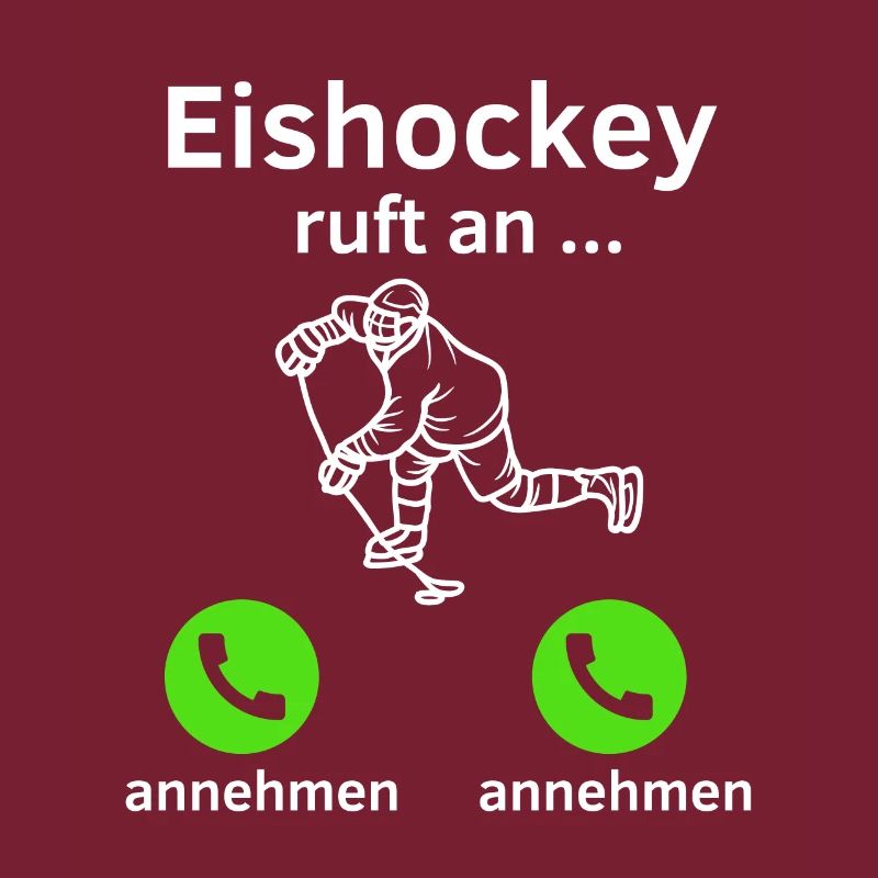 Eishockey ruft an - annehmen oder annehmen?