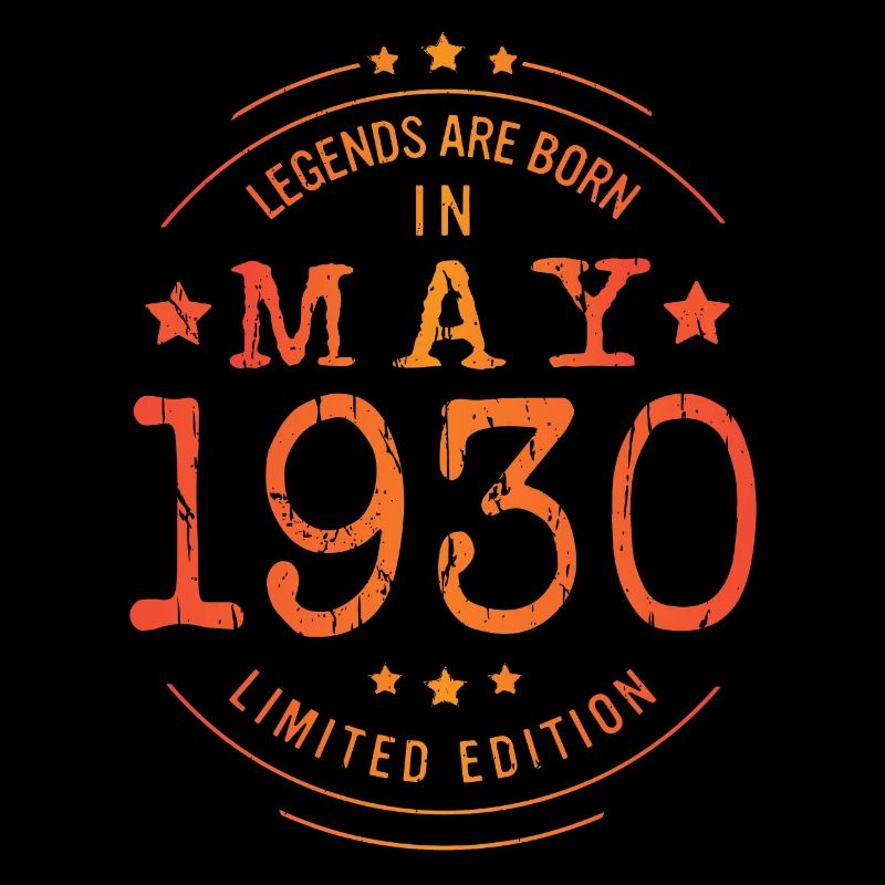 Anniversaire Mai 1930 Edition Limitée Vintage