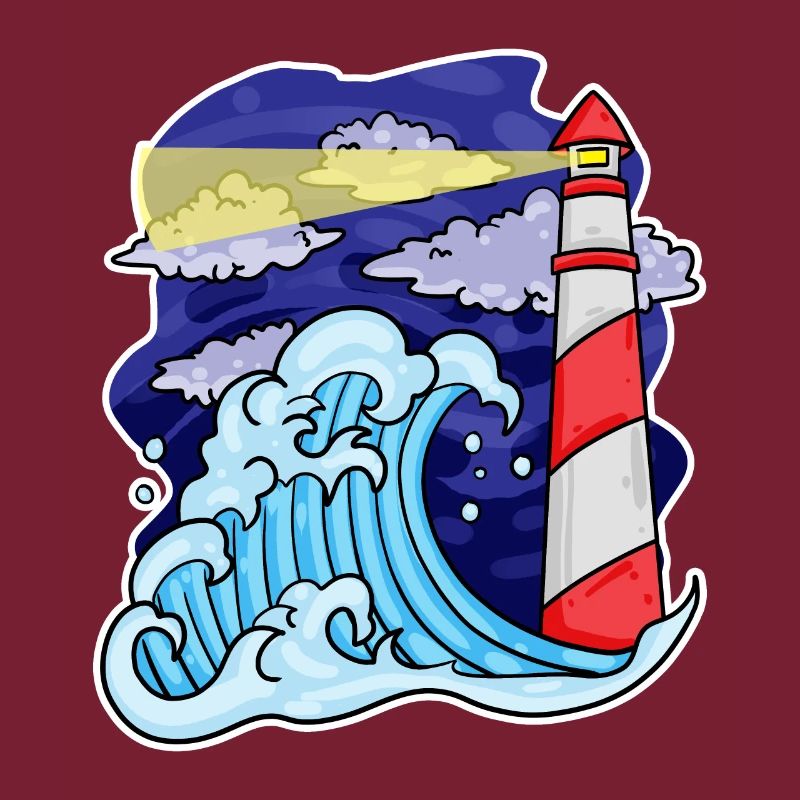 Lighthouse Coast Sea Sea