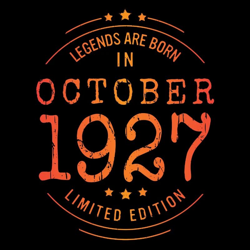 Anniversaire Octobre 1927 Edition Limitée Millésime