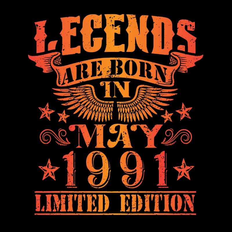 Geburtstag Mai 1991 Limited Edition Vintage