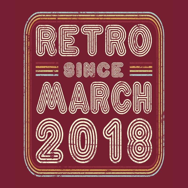 Anniversaire Mars 2018 Cadeau rétro