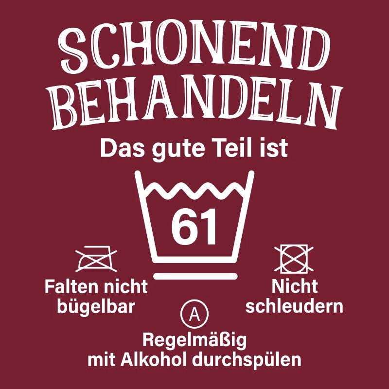 61. Geburtstag Schonend Behandeln 61 Teil Ist 61