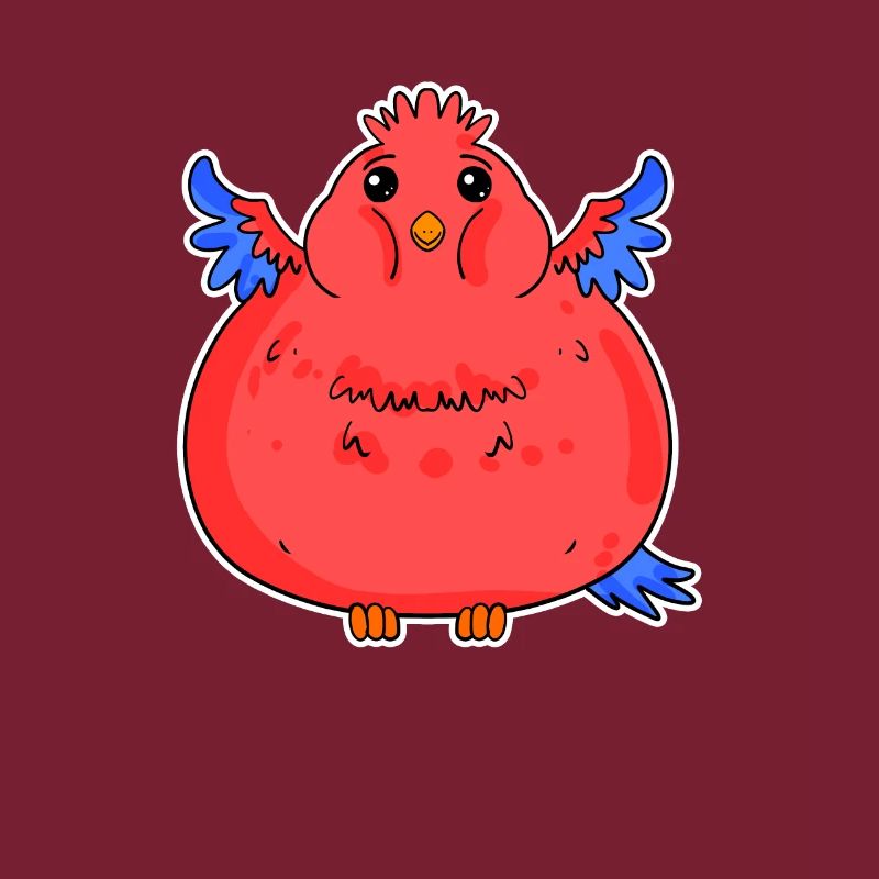 Grosse bite de perroquet drôle