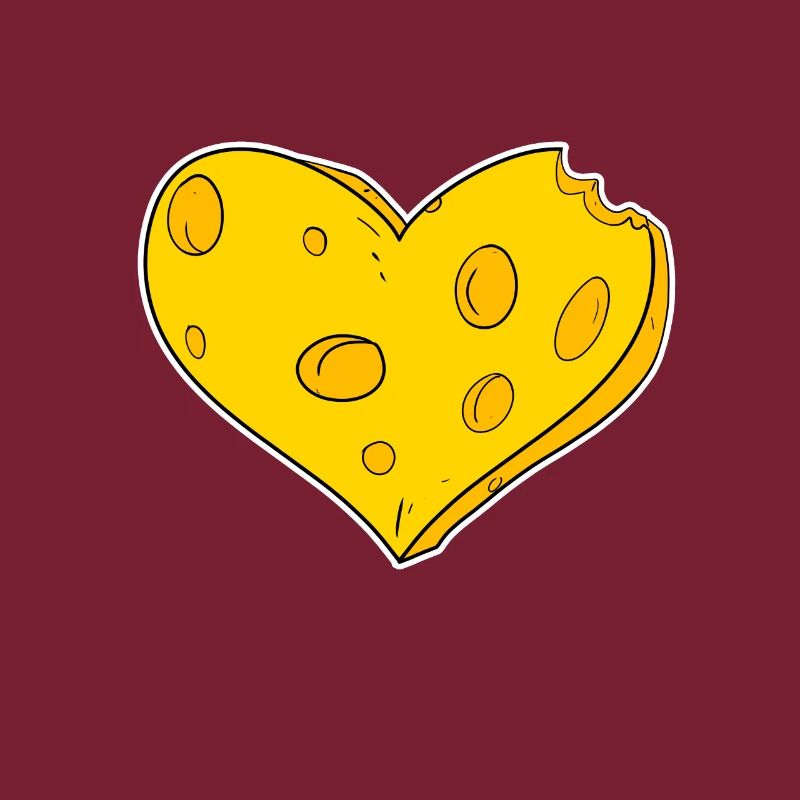 Herz aus Käse