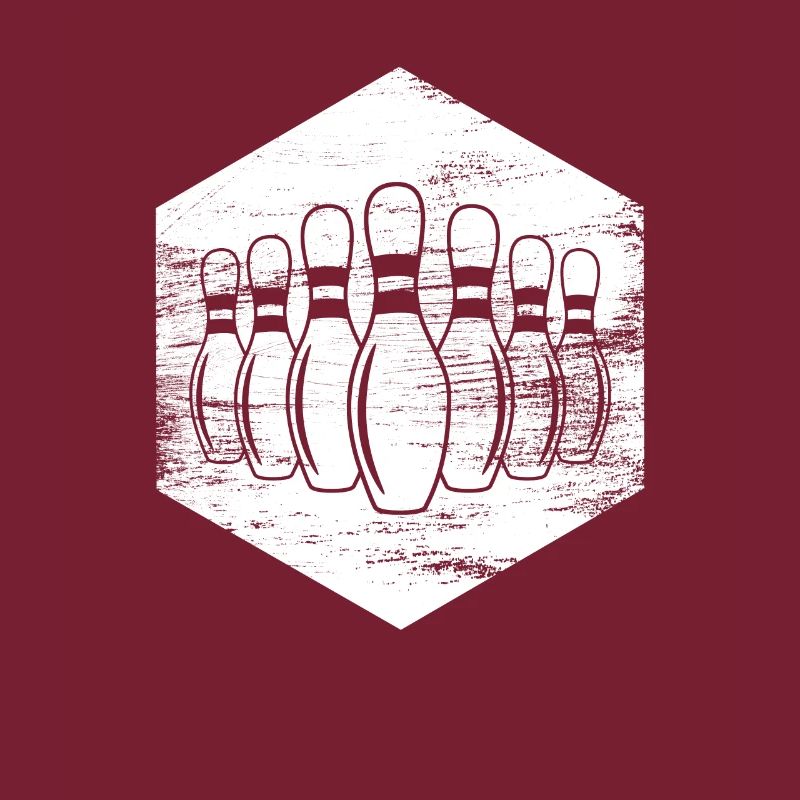 Dessin d’épingles de bowling