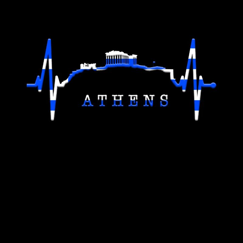 Athens Skyline Heartbeat Greece Acropolis
