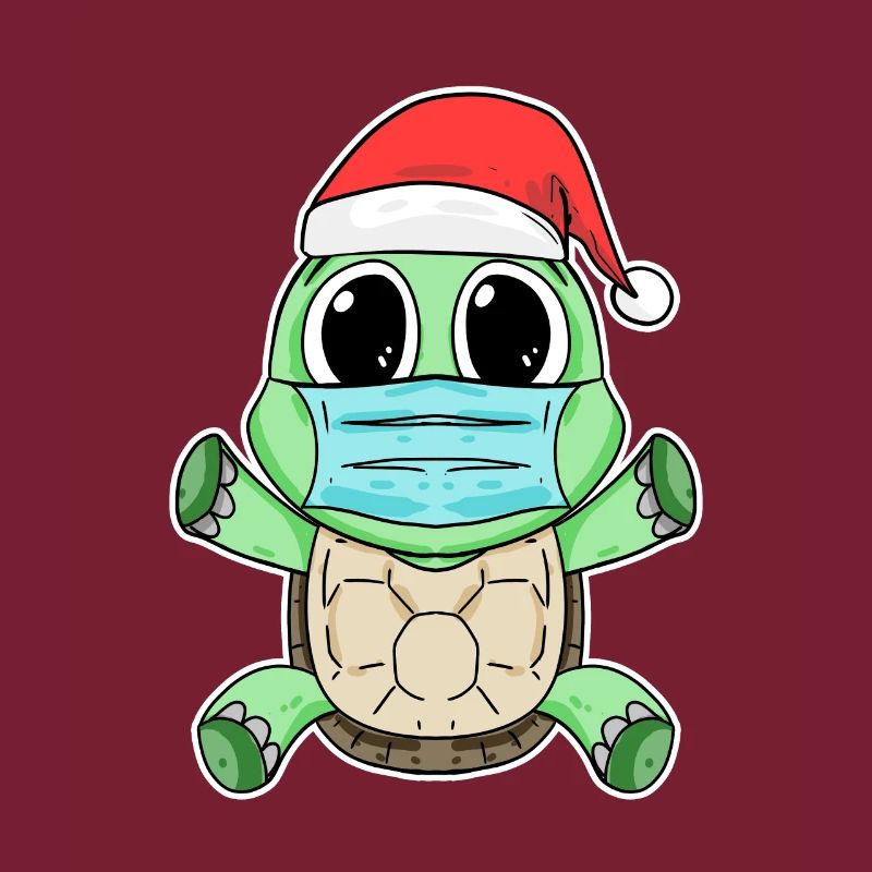 Turtle Christmas Funny