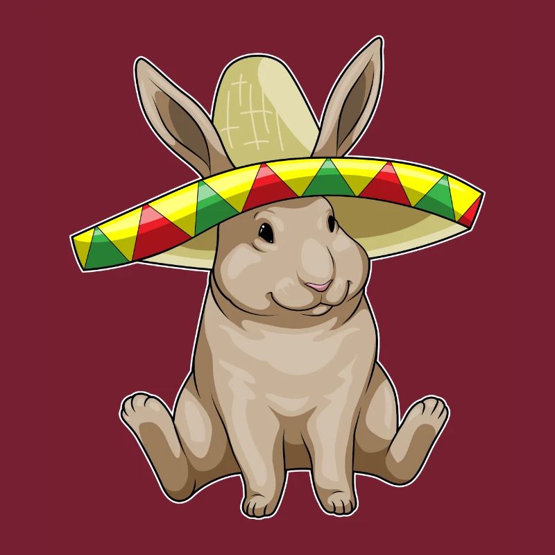 Chapeau mexicain lapin