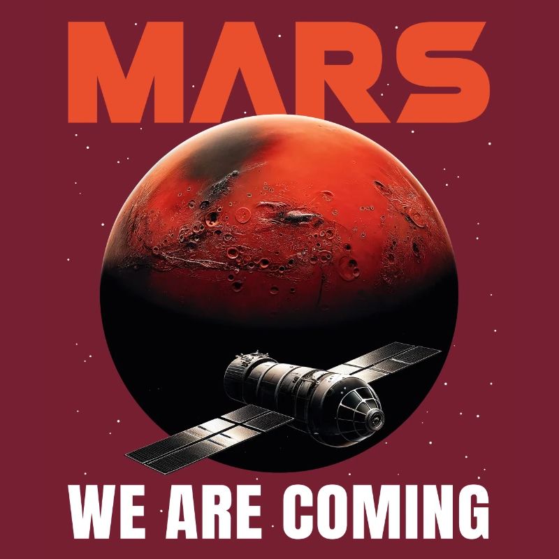 Mars Mission Planète rouge Vaisseau spatial spatial