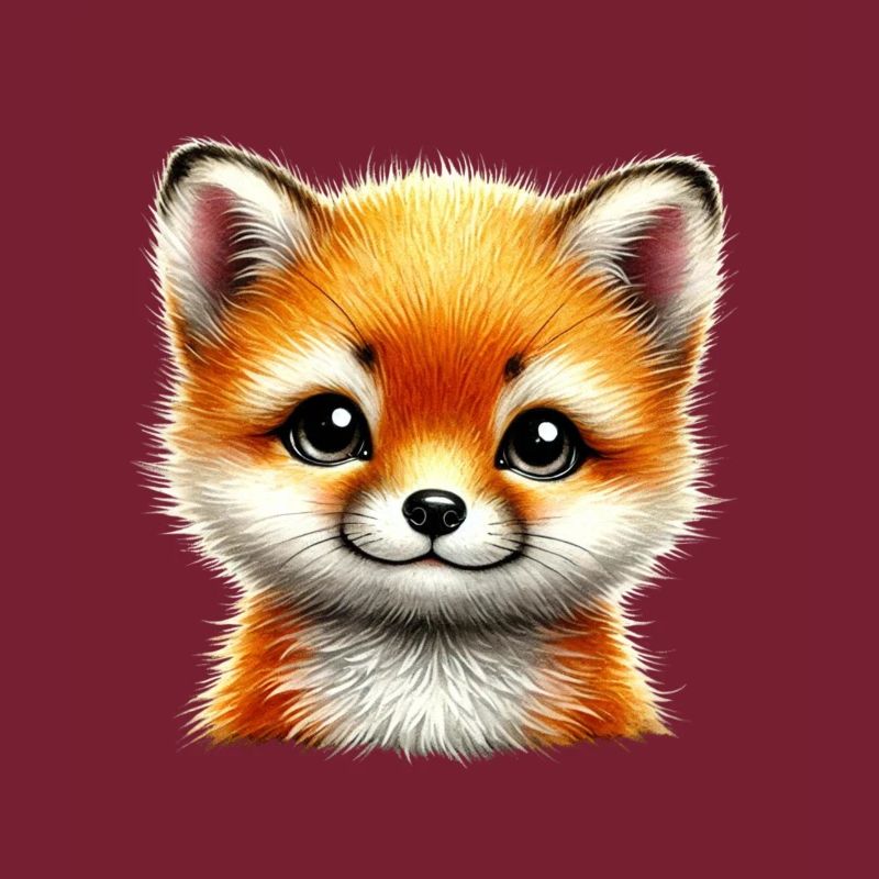 Fuchs Niedliches Fuchsjunges-Design