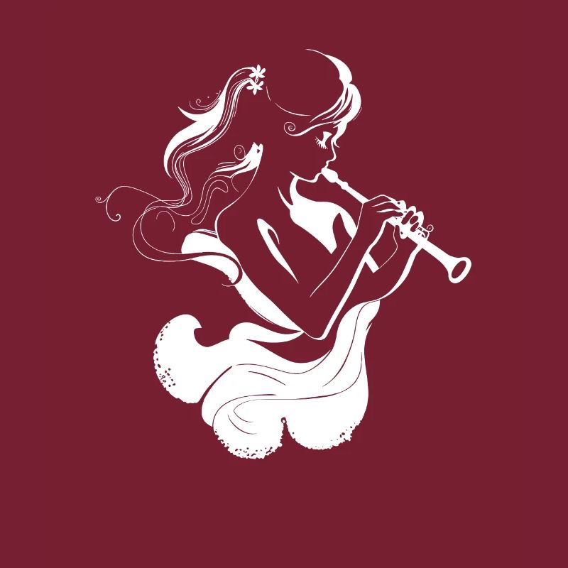 Flute Player Sketch