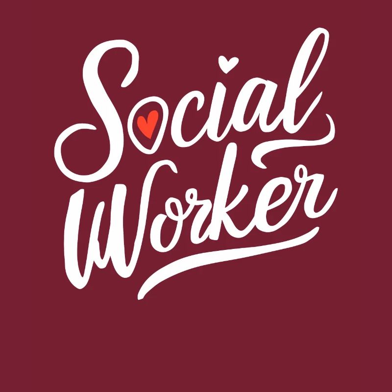 Social Worker Social Work Heart Lettering
