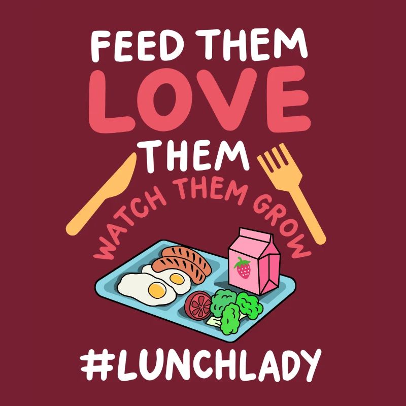 Mittagessen Schule Cafeteria-Mitarbeiter