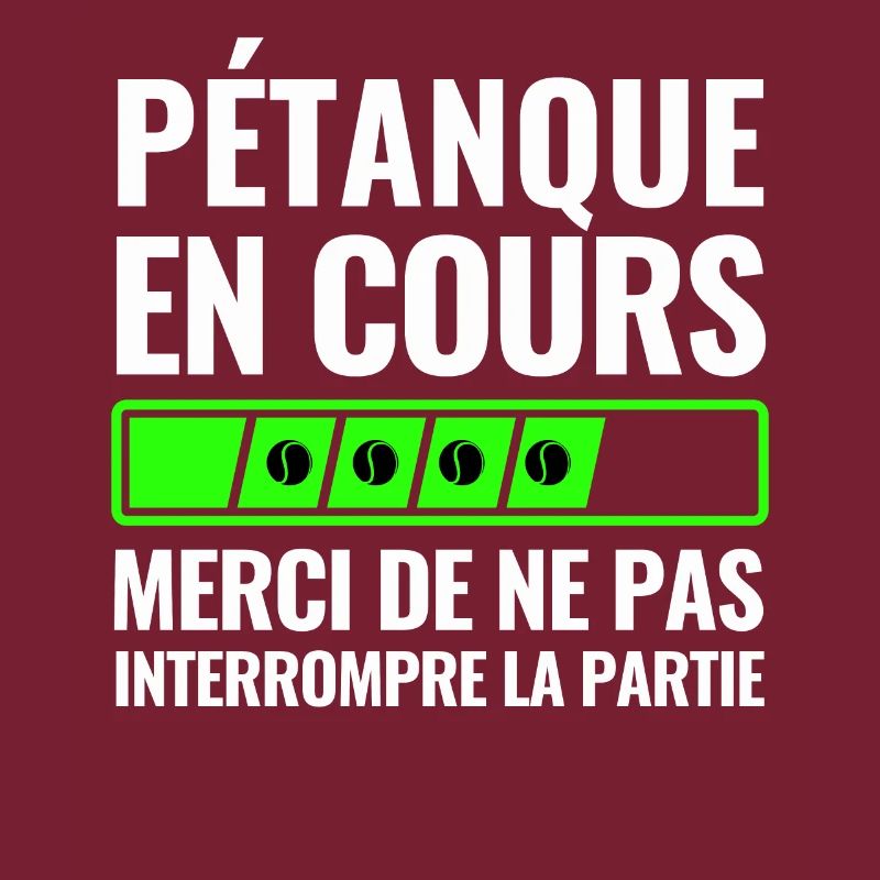 Pétanque In Arbeit